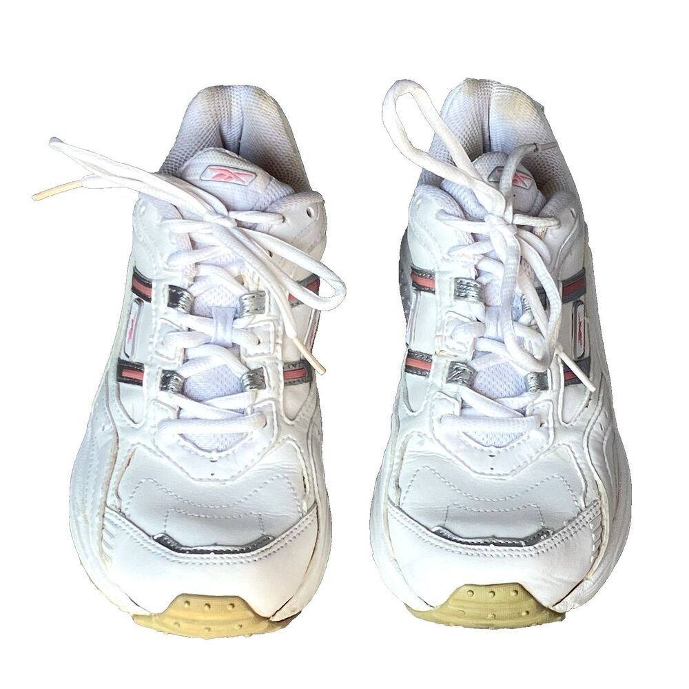 Reebok Vintage Aerobics Sneakers RB505 TYI Low Leather White 6 Womens Shoe Y2K - Picture 5 of 13